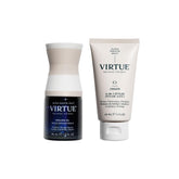 VIRTUE Healing Hair Oil bottle pour for targeted nourishment and shine.