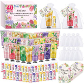 Viscoo 40-pack hand cream bulk set with assorted flavors for guest favors
