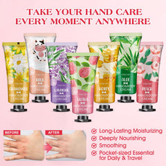 VISCOO chamomile hand cream offers gentle hydration for sensitive skin.