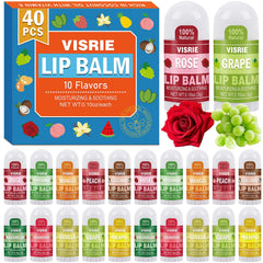 VISRIE Mini Lip Balm Apple flavor in packaging for convenient on-the-go lip care.