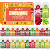Visrie mini lip balms assortment for on the go hydration and flavor variety