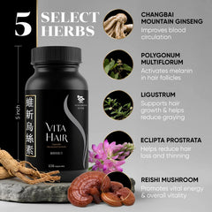 Vita Hair hair strands closeup emphasizing thicker-looking strands and smoother ends.