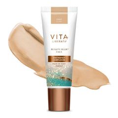 Vita Liberata Beauty Blur Face tinted primer with light-reflecting finish.
