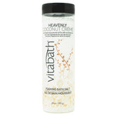 Vitabath Heavenly Coconut Crème Foaming Bath Salts create a soothing, relaxing soak after a long day.