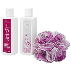 Vitabath Plus Sunflower and lanolin oils for hydration.