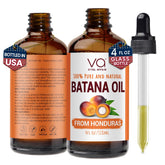 VITAL AFFAIR Batana Oil glass bottle close-up for deep hair hydration.