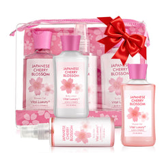 Vital Luxury bath gift set packaging in an elegant box, ideal for gifting.