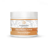 Vitality Frankincense Balm packshot showing rich texture for dry skin care