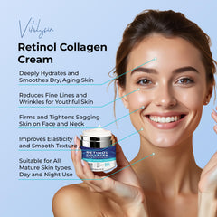Vitalysin Face Moisturizer jar on vanity showing creamy texture.