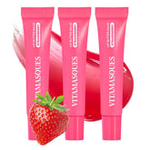 Vitamasques Lip Butter Balm Strawberry three-pack displayed for on-the-go hydration.