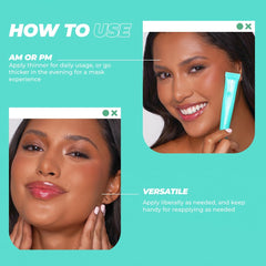 Vitamasques Lip Butter Balm Sweet Mint packaging front for travel-friendly lip treatment
