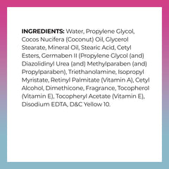 Close-up of Vitamin World Retinol Cream texture showing smooth absorption.