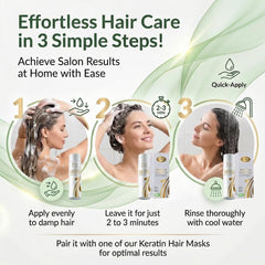 VITAMINS Castor oil-rich formula emphasizes hydration for scalp and strands.