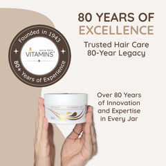 VITAMINS hair mask ingredients Biotin, Collagen and Castor Oil nourish damaged strands