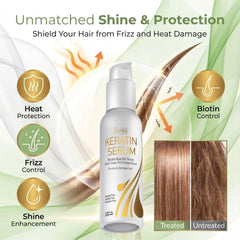 VITAMINS Keratin Serum defines curls and locks in moisture