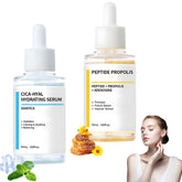 Viuvoiul 2pc serum bottles front show the hydration duo for all skin types.