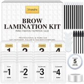 Vivandra Brow Lamination Kit sachets close-up, ensuring freshness for reliable at-home brow treatments.