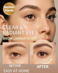 Vivandra Brow Lamination Kit tools included for precise at-home brow shaping.