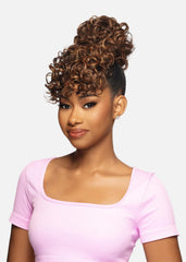 Vivica A. Fox BPB-PALMA wavy bun with side bang for chic everyday style.
