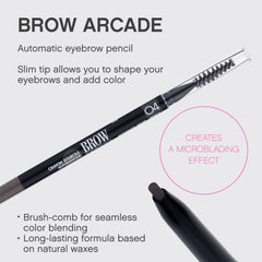 Vivienne Sabó Brow Arcade pencil-spoolie-brush shapes and blends brows for a polished look.