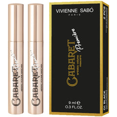 Vivienne Sabó Cabaret Premiere Black Mascara bottle emphasizes sleek packaging and bold lashes.