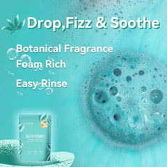 Vivifyrean Sandalwood and Patchouli bath bomb for a calming bedtime routine.