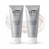 Vivo Per Lei facial peeling gel pack of 2 for smoother skin.