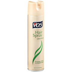 VO5 Extra Body Unscented Hairspray: strong hold, invisible finish for all hair types