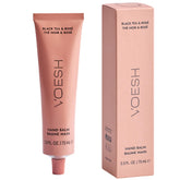 VOESH vegan hand balm Black Tea and Rosé packaging for on-the-go care.