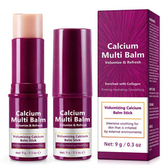 VOGSIG Calcium Multi Balm Stick applied on the face for hydrating glow.