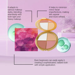 VOGUZY complete kit for on the go makeup with compact case