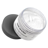 VOLLUCK white hair color wax jar for temporary cosplay color.