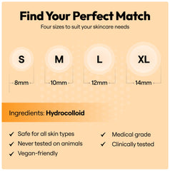 Vonessence patches on skin before bed protect blemishes through overnight wear