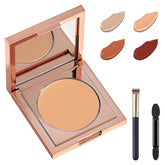 VOYOCUGE Colored Clay CC Undereye Corrector with brush for precise, natural brightness.