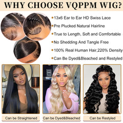 VQPPM 220 density body-wave wig adds fullness.