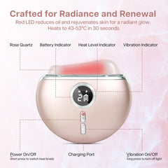 VRAIKO AlpenGlow heat and vibration feature for at-home spa massage