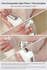 VRAIKO Lyra skin-contact sensor ensures safe, precise sessions.