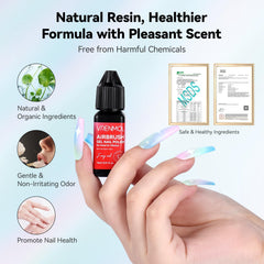 VRENMOL fine mist ensures precise, even coverage during airbrush nail designs