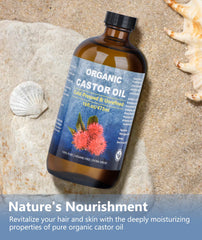VRJEUGO castor oil for eyelashes and brows, may support fuller-looking lashes.