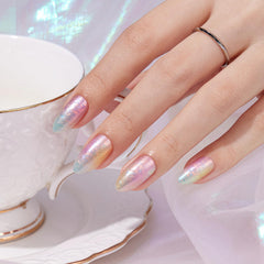 VSALON gold foil accents catch light for luxe, statement nails