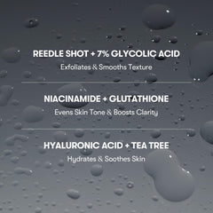 VT COSMETICS 360-degree spray nozzle reaches back and shoulders to target tough areas.