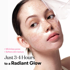 VT COSMETICS Reedle Shot face mask on demonstrates overnight absorption and skin comfort.