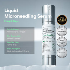 VT COSMETICS Exosome Night Serum application suggesting enhanced absorption and nourishment.