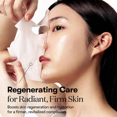 VT COSMETICS PDRN Daily Mask ceramide complex closeup emphasizing barrier support.