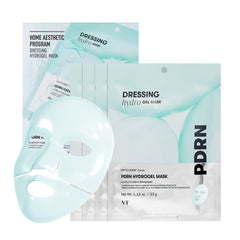 VT COSMETICS PDRN hydrogel mask packaging highlights vegan PDRN for overnight nourishment.