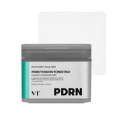 VT COSMETICS PDRN Toner Pad showing hydrating action for radiant skin