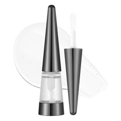 VT COSMETICS Reedle Shot Lip Plumper bottle with clear gloss visible, compact packaging.