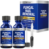 VTROUY toenail fungus treatment bottle shows targeted application for nail health.