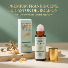 Vunqibroz rose-quartz roller cap close-up for gentle application