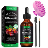 VXHDAG Batana Oil bottle showcases rich, pure Honduran formula for hair care.